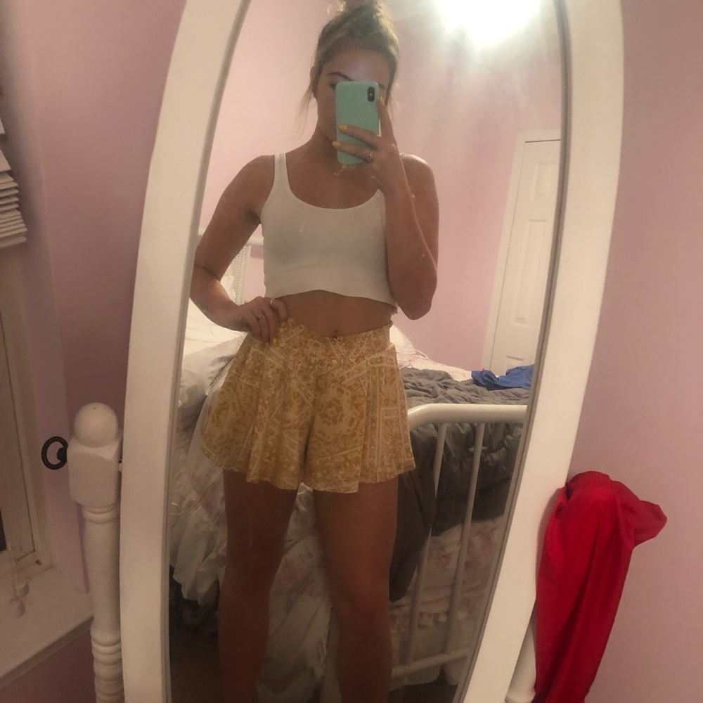 Altr’d state yellow flow shorts